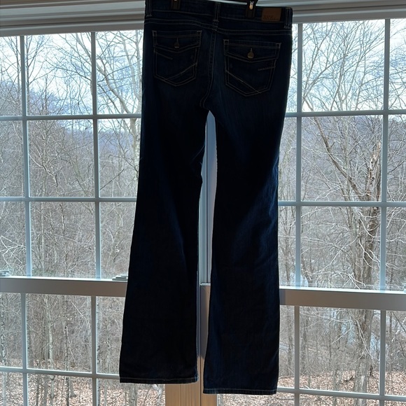 BKE Denim jeans Dakota 30x35 1/2 zip flare - Picture 1 of 7